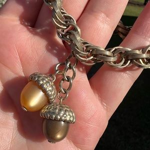 Vintage acorn bracelet
